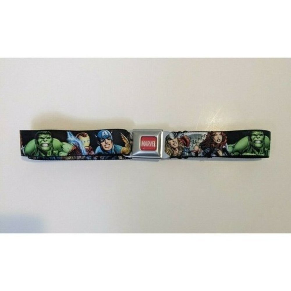 Buckle Down Seatbelt Belt -Marvel Super Heros Kids